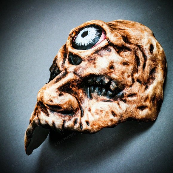 Halloween Realistic Horror Monster One-Eye Mask - Picture 6 of 8